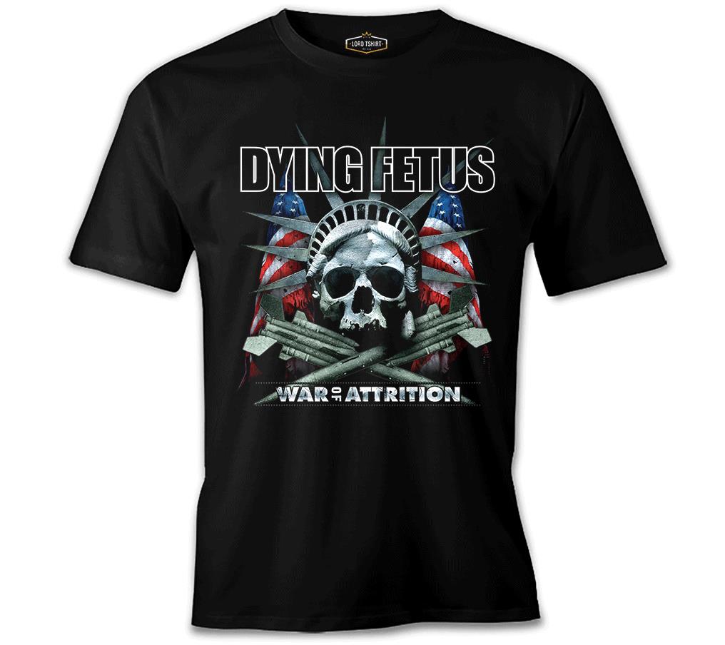 Dying Fetus - War of Attrition Siyah Erkek Tshirt