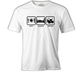 Eat Sleep Drum White Men's Tshirt