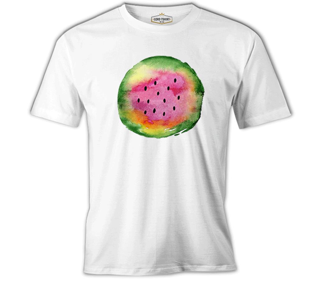 Eat when Summer - Karpuz Beyaz Erkek Tshirt