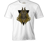 Egyptian God Anubis White Men's Tshirt 