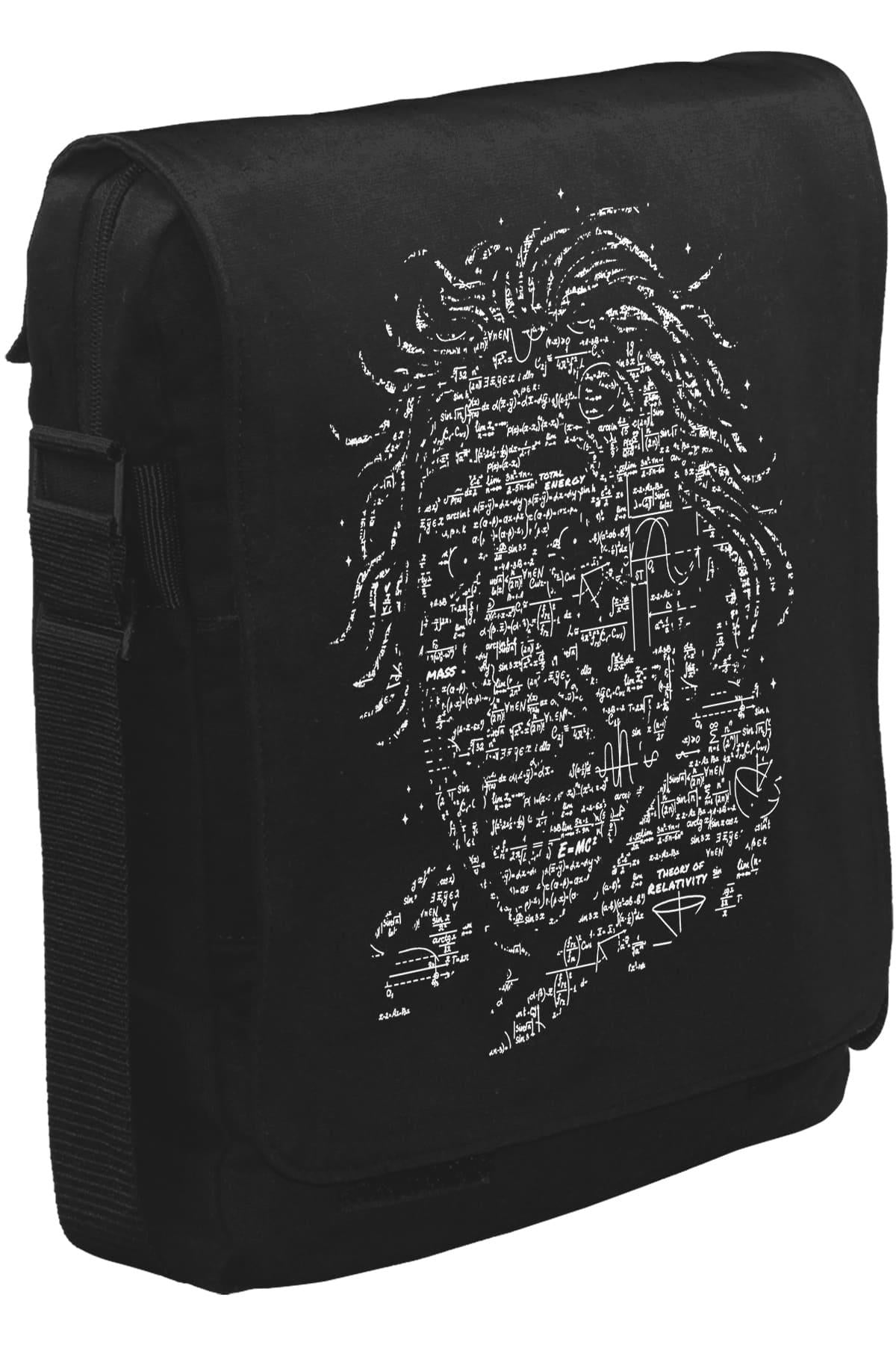 Einstein - Integrals Unisex Siyah Postacı Çanta