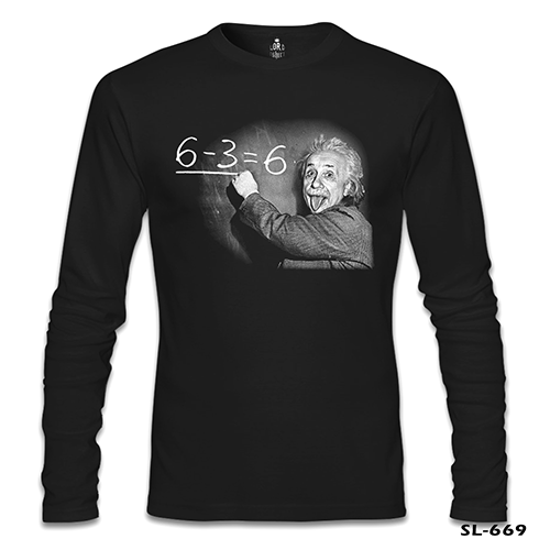 Einstein Black Men's Sweatshirt