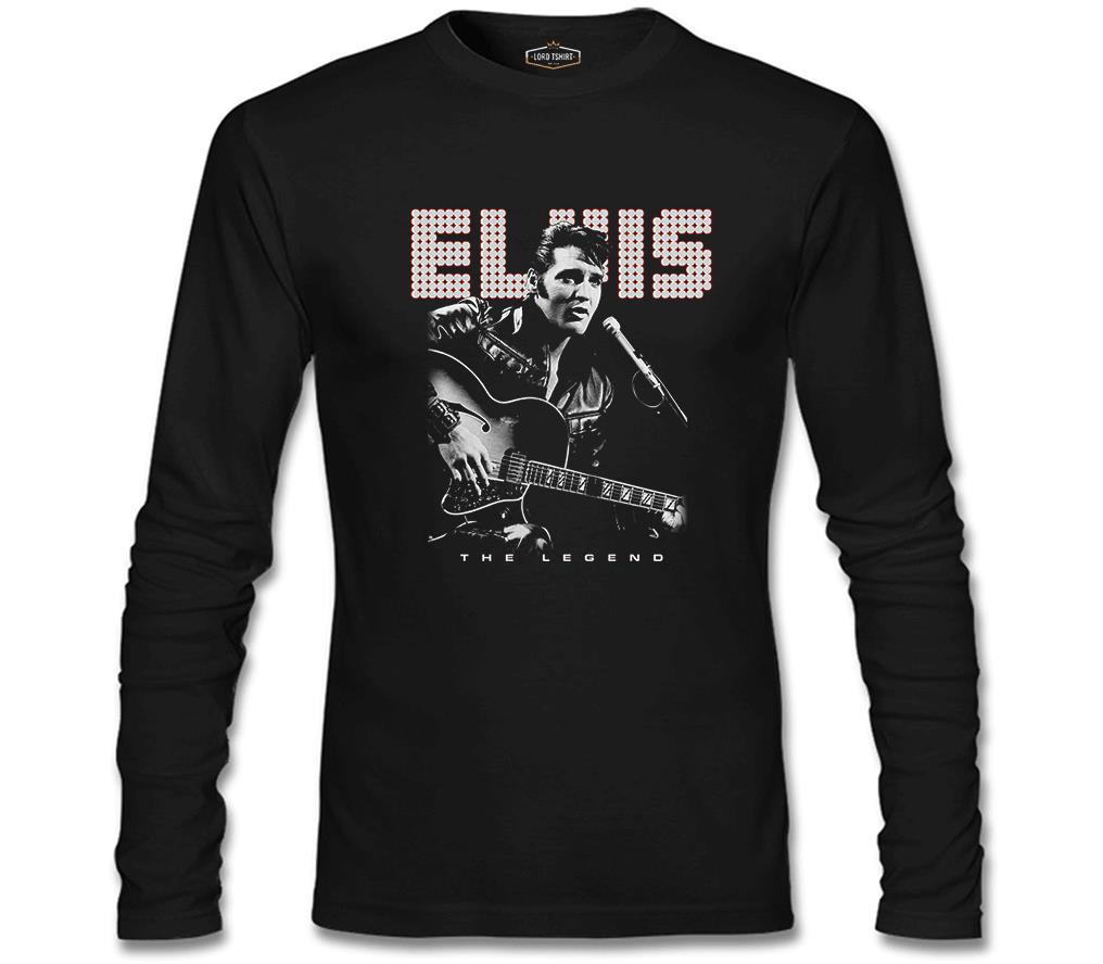 Elvis Presley - The Legend Black Men's Sweatshirt