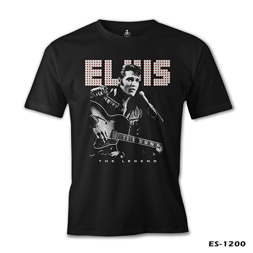 Elvis Presley - The Legend Black Men's Tshirt