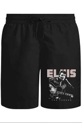 Elvis Presley - The Legend Unisex Siyah Şort