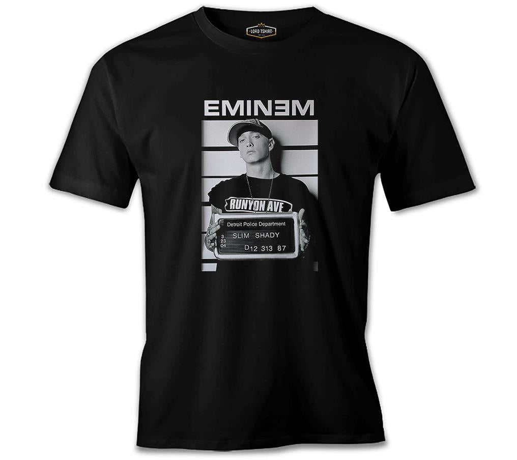 Eminem - Detroit Siyah Erkek Tshirt