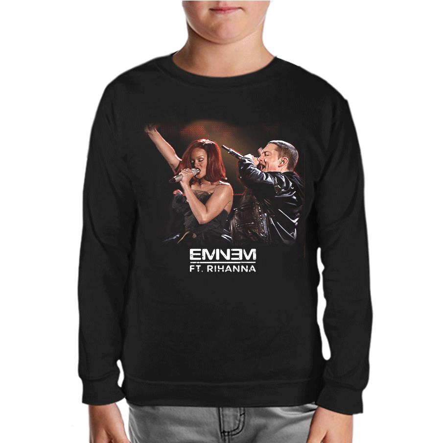 Eminem ft. Rihanna Black Kids Sweatshirt