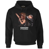 Eminem ft. Rihanna Black Men's Zipperless Hoodie