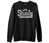 Eminem - Shady Records  Siyah Erkek Kalın Sweatshirt