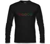 Emoji Siyah Erkek Sweatshirt