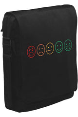 Emoji Unisex Siyah Postacı Çanta