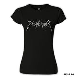 Emperor - Logo Siyah Kadın Tshirt