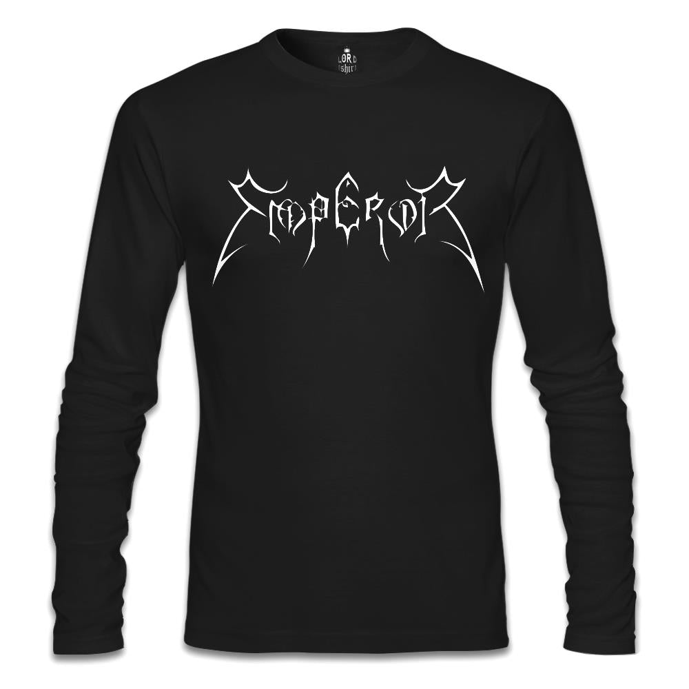 Emperor - Logo Siyah Erkek Sweatshirt