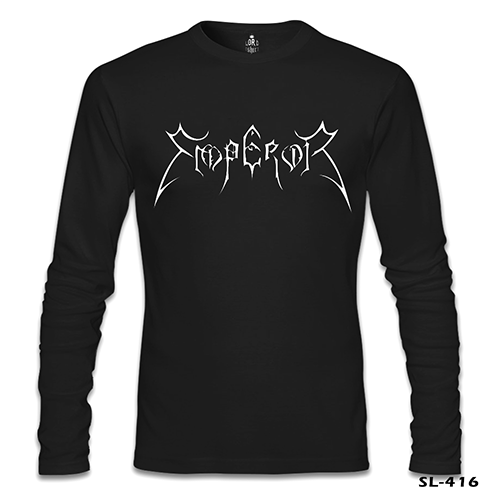 Emperor - Logo Siyah Erkek Sweatshirt