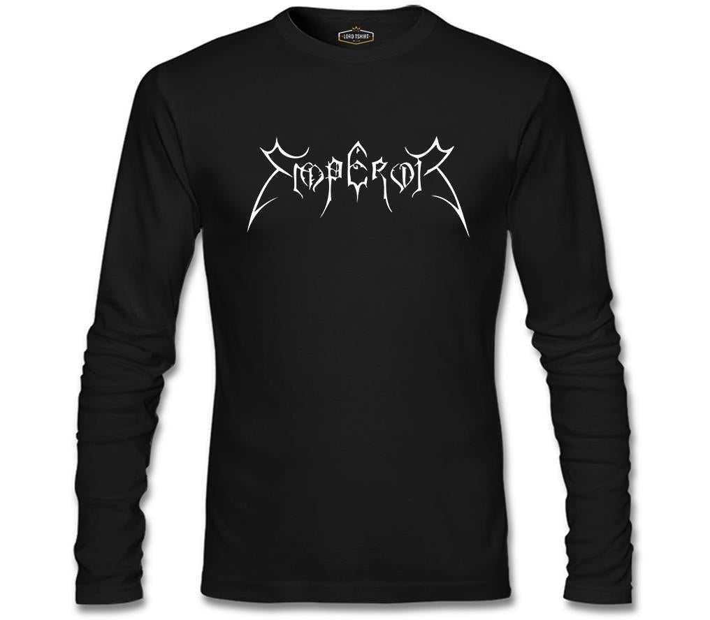Emperor - Logo Siyah Erkek Sweatshirt