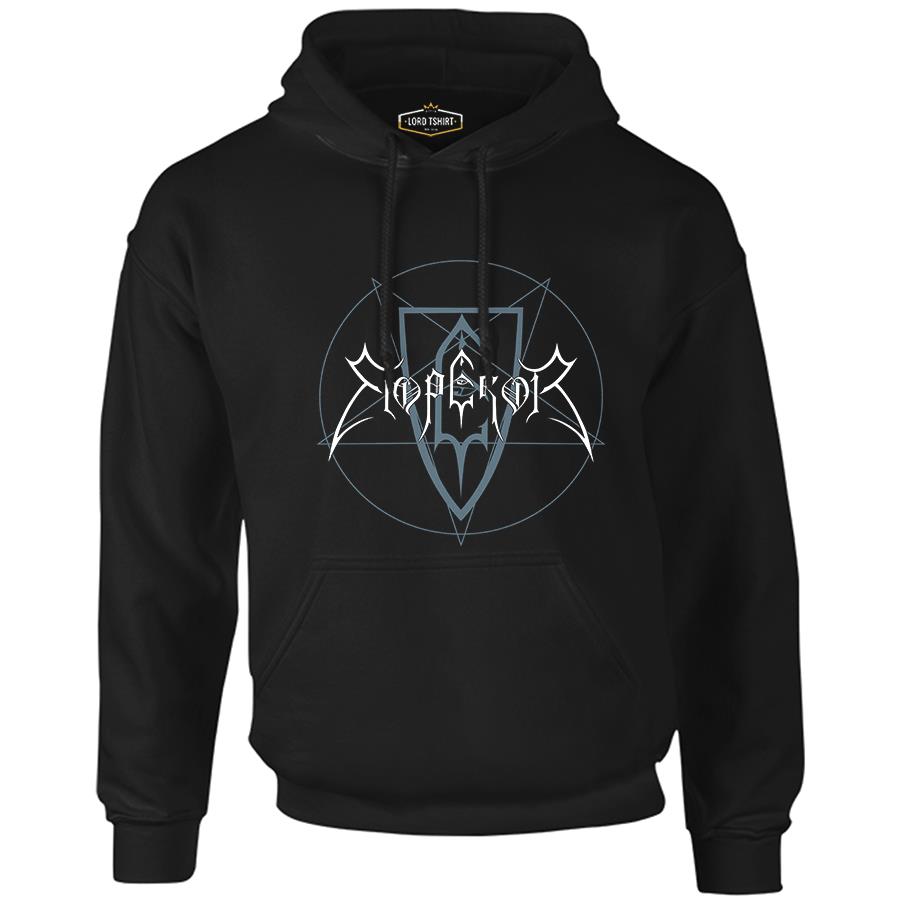Emperor Black Men's Zipperless Hoodie