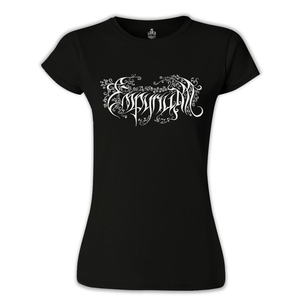 Empyrium - Logo Siyah Kadın Tshirt