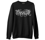 Empyrium - Logo  Siyah Erkek Kalın Sweatshirt