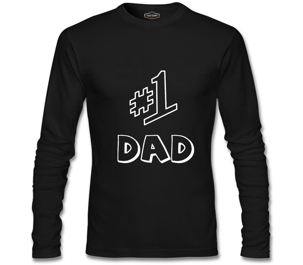 Best Dad Black Men's Sweatshirt