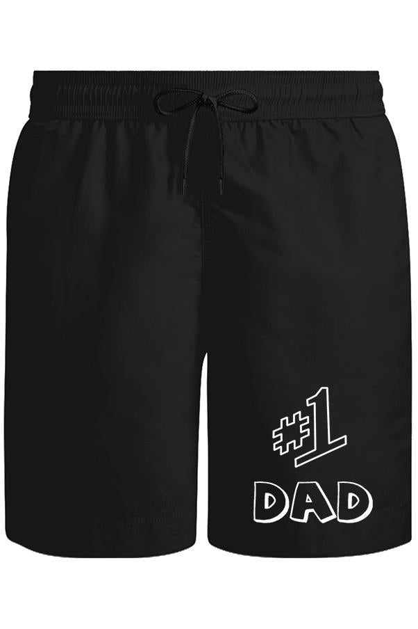 Best Dad Unisex Black Shorts