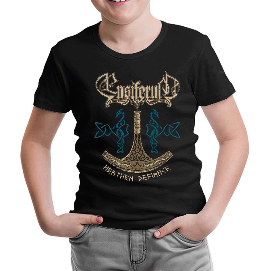 Ensiferum - Heathen Horde Siyah Çocuk Tshirt