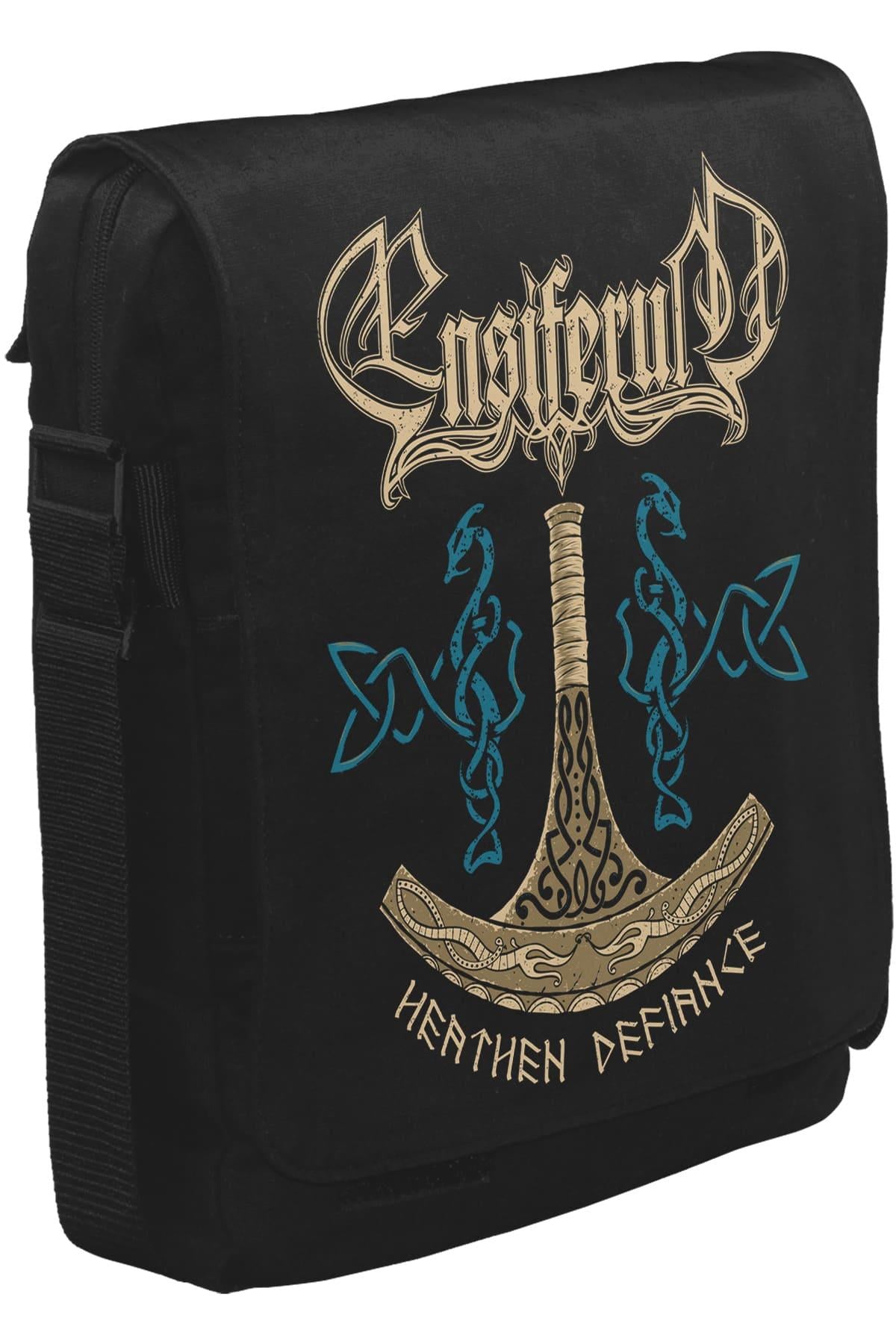 Ensiferum - Heathen Horde Unisex Siyah Postacı Çanta