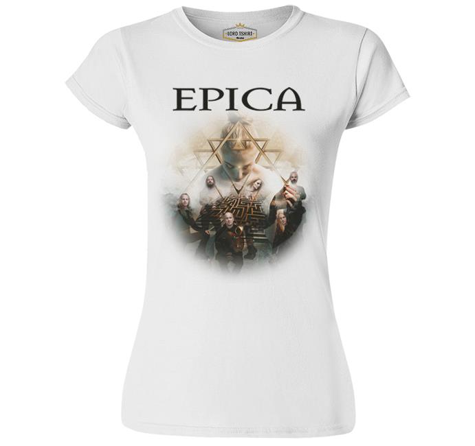 Epica-Omega Beyaz Kadın Tshirt
