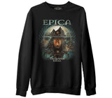 Epica - The Quantum Enigma  Siyah Erkek Kalın Sweatshirt
