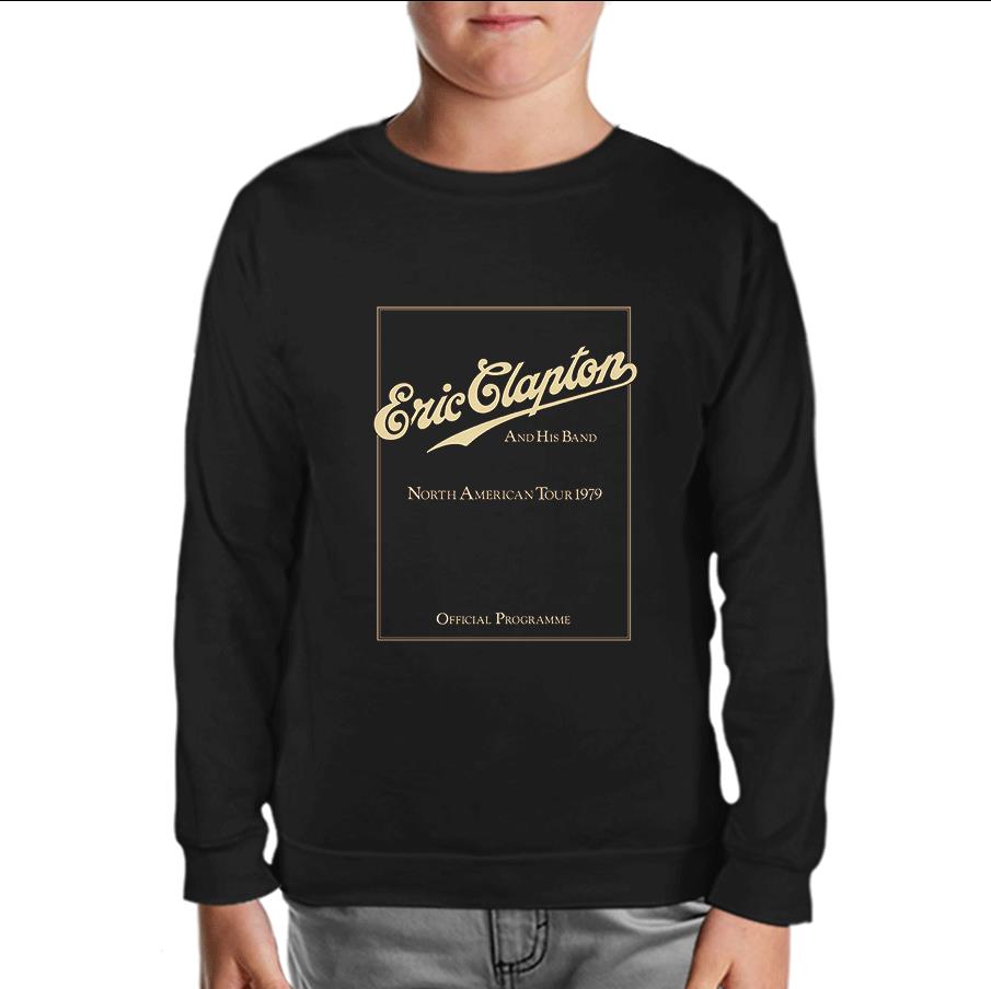 Eric Clapton and His Band Black Kids Sweatshirt