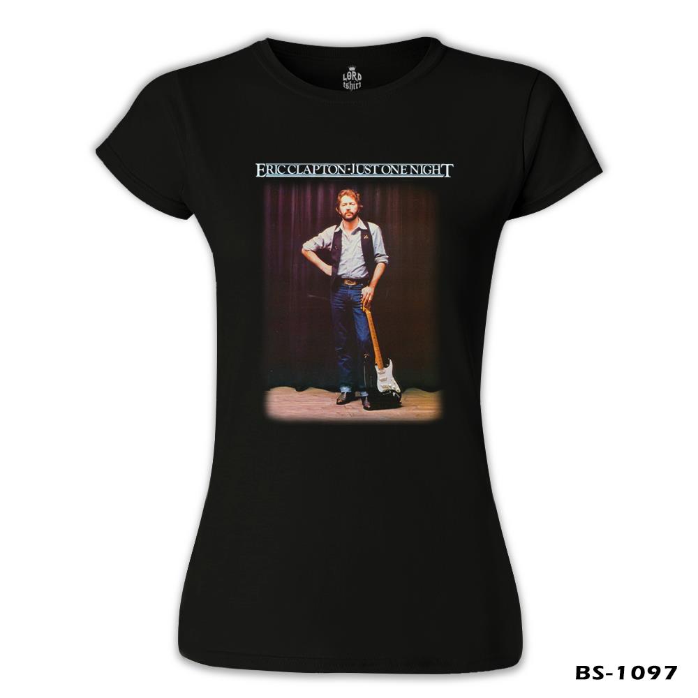 Eric Clapton Just One Nigh tBlack Women's Tshirt