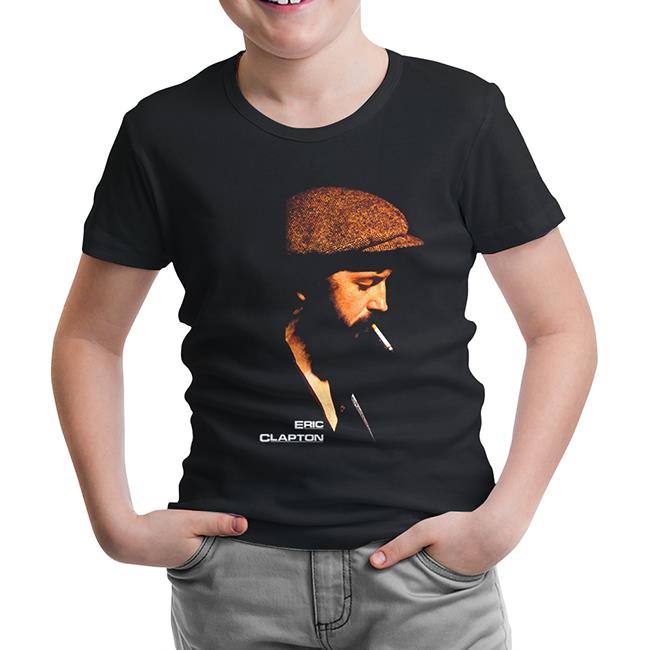 Eric Clapton Siyah Çocuk Tshirt