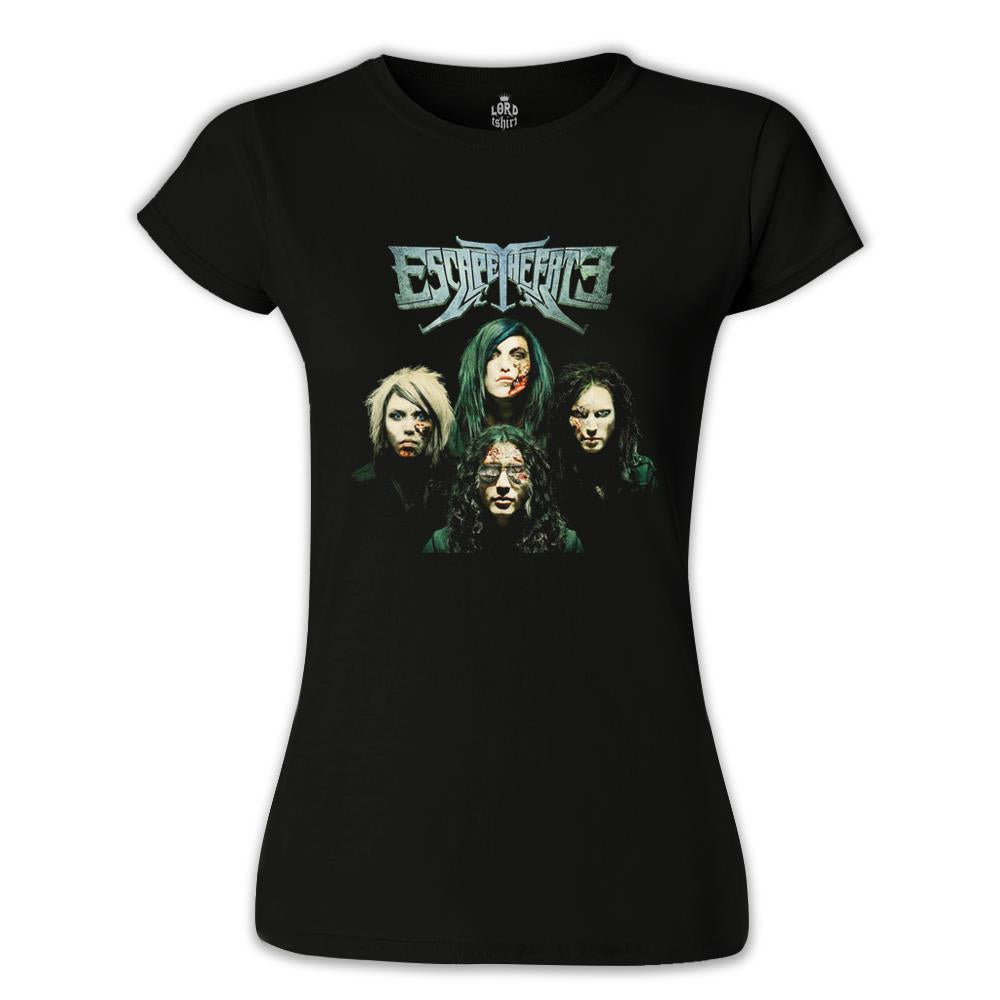 Escape the Fate Siyah Kadın Tshirt