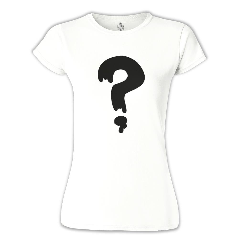 Mysterious Town - Question Mark White Women's Tshirt