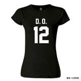 Exo - D.O. Siyah Kadın Tshirt