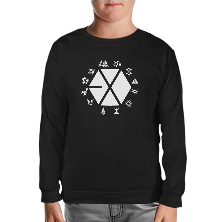 EXO - Exo Land Black Kids Sweatshirt