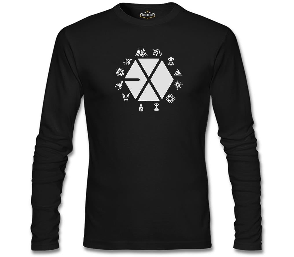 EXO - Exo Land Siyah Erkek Sweatshirt