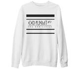 EXO - Exo'Luxion Beyaz Kalın Sweatshirt