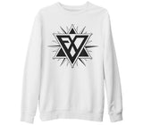 EXO - EXOgen Beyaz Kalın Sweatshirt