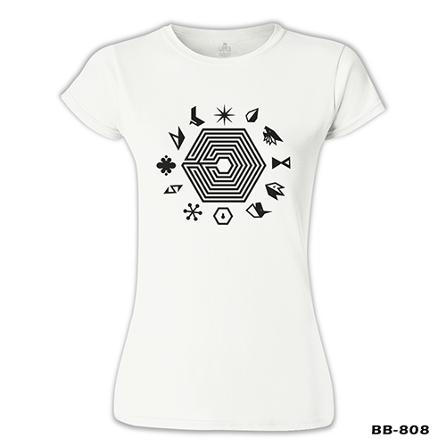 EXO - EXOplanet Beyaz Kadın Tshirt