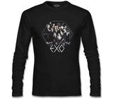 EXO - Group Siyah Erkek Sweatshirt