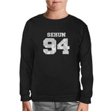 EXO - Sehun 94 Black Kids Sweatshirt
