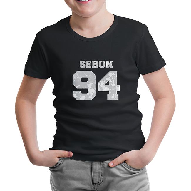 EXO - Sehun 94 Black Kids Tshirt