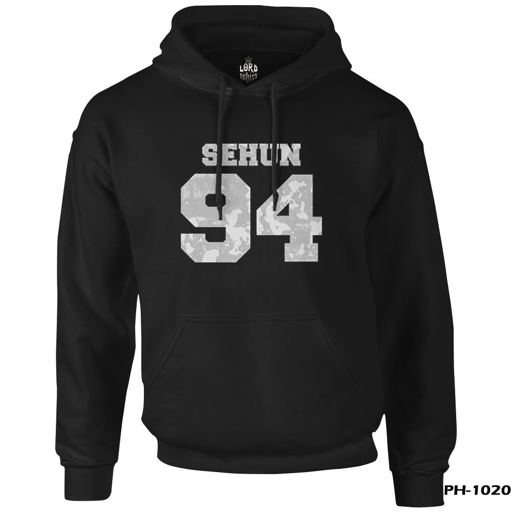 EXO - Sehun 94 Black Men's Zipperless Hoodie