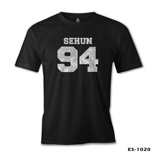 EXO - Sehun 94 Siyah Erkek Tshirt