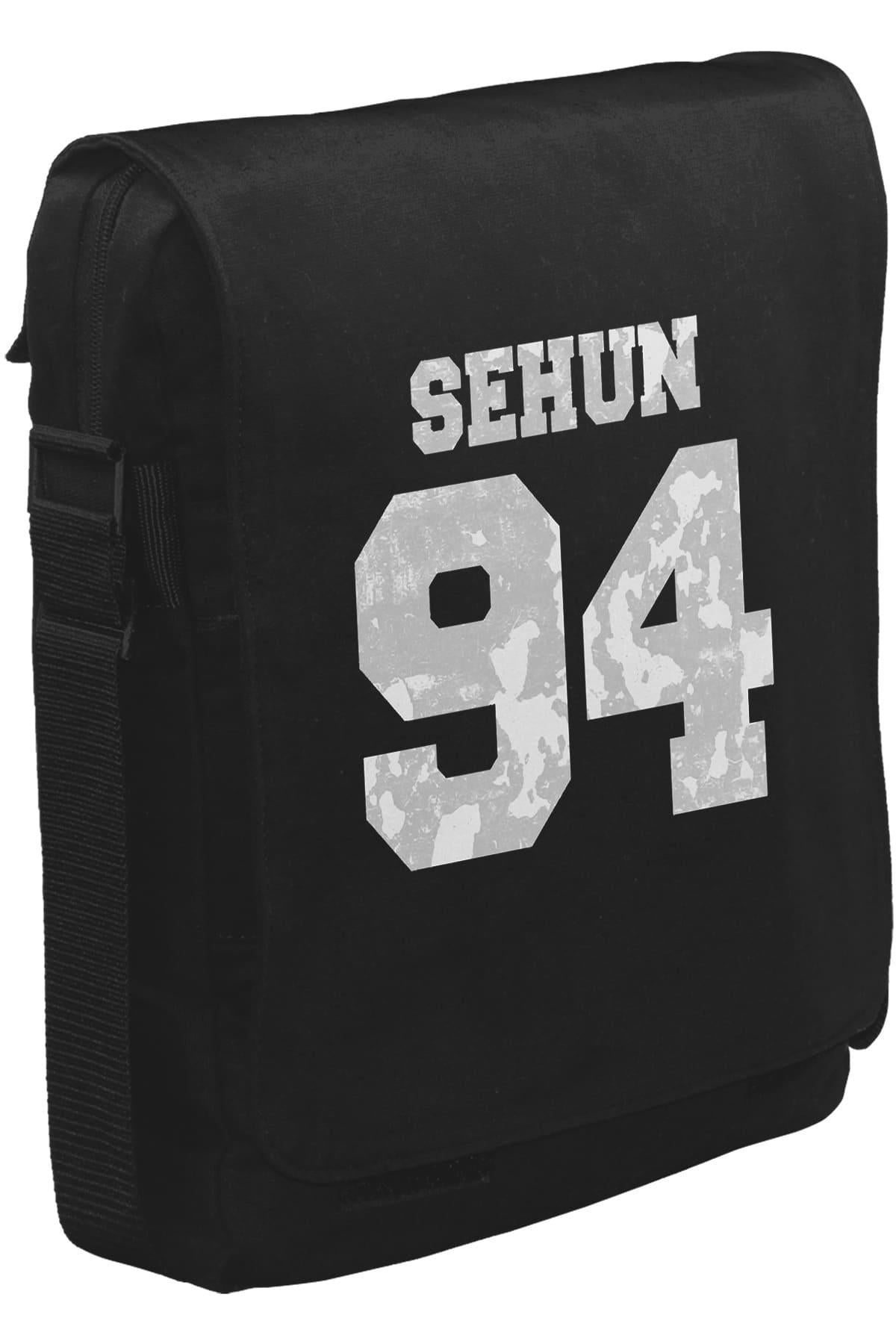 EXO - Sehun 94 Unisex Siyah Postacı Çanta