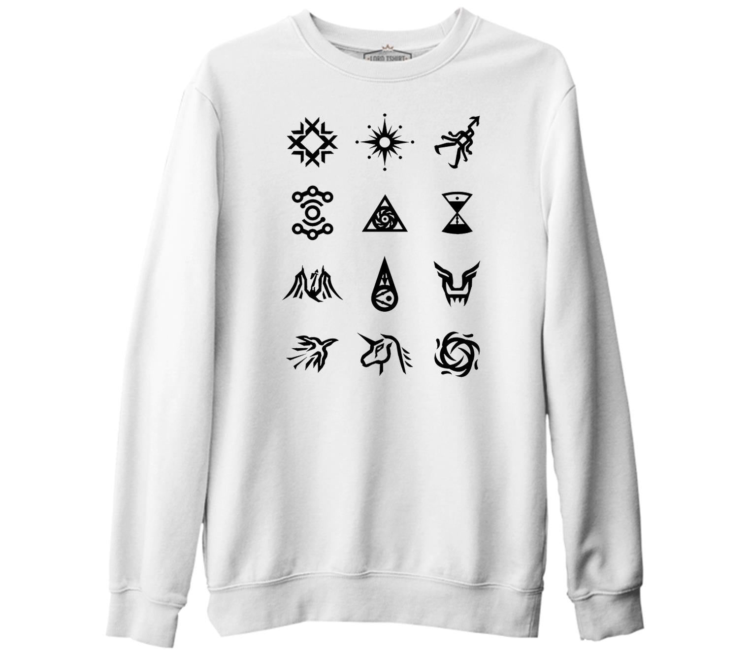 EXO - Signs White Thick Sweatshirt
