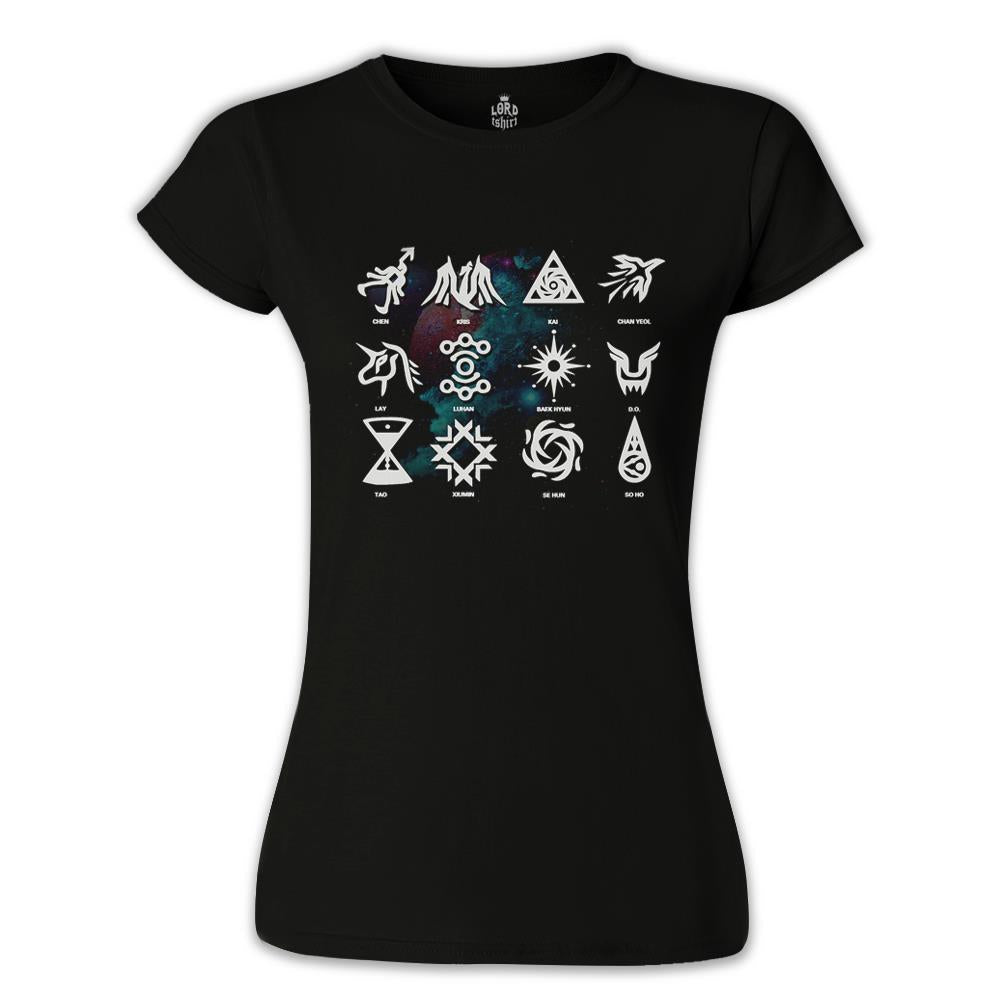 EXO - Signs Black Women's Tshirt