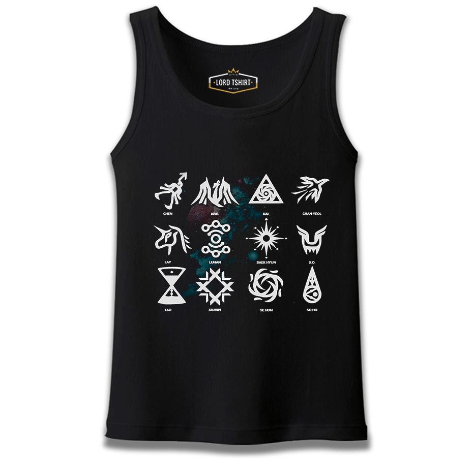 EXO - Signs Black Men's Undershirt