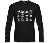 EXO - Signs Siyah Erkek Sweatshirt
