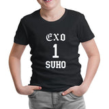 EXO - Suho Black Kids Tshirt